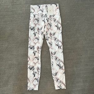 Fabletics High-Waisted Snake Print Leggings